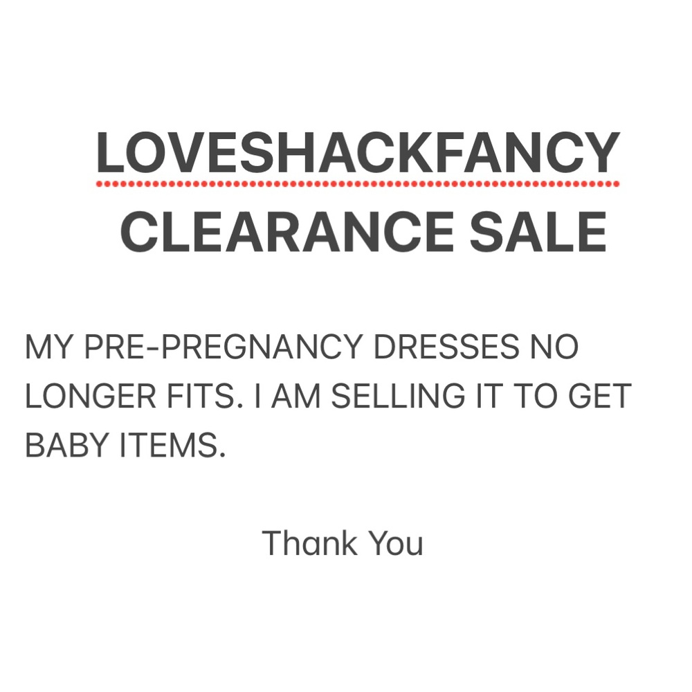 LOVESHACKFANCY CLEARANCE SALE
